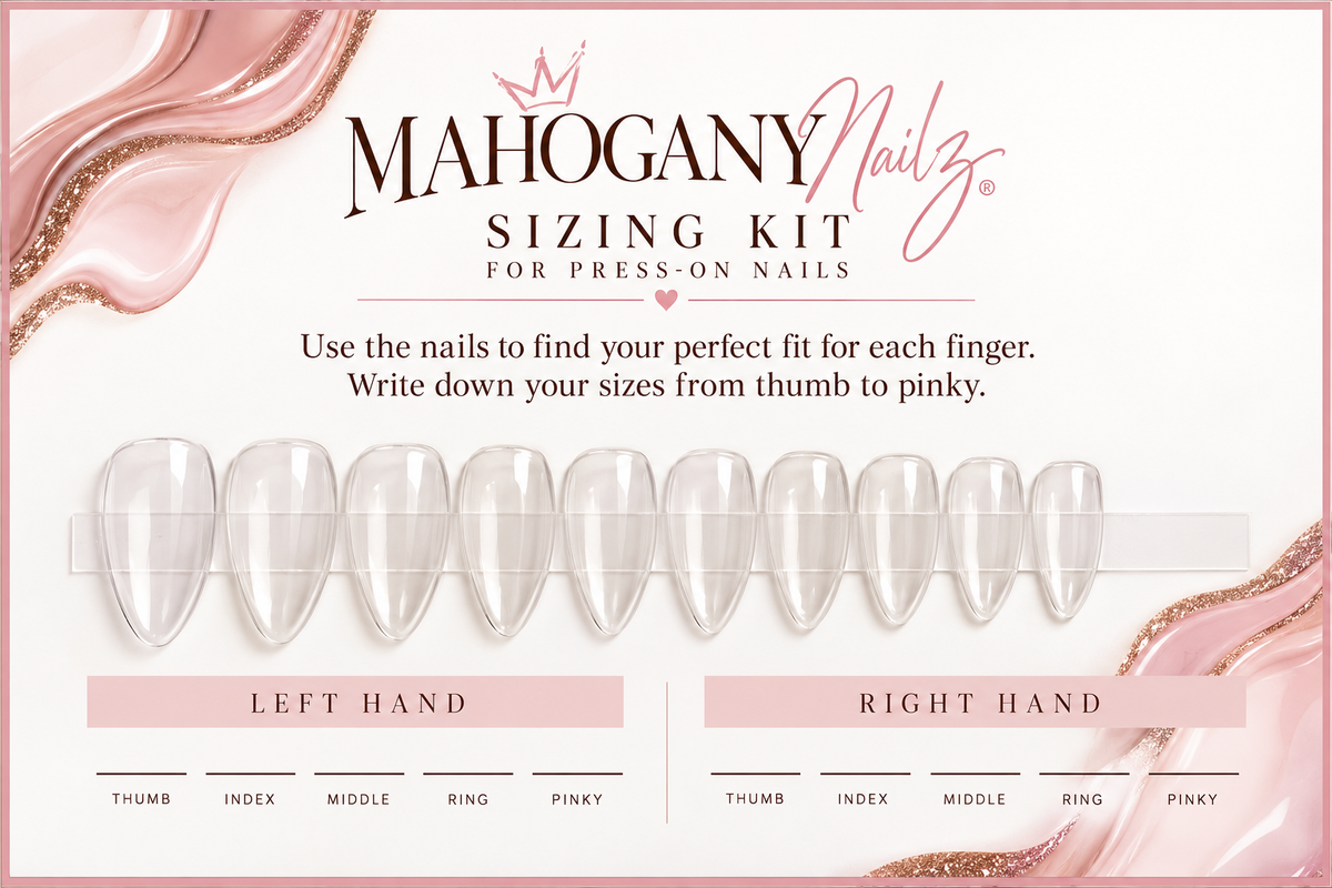 Mahogany Nailz Sizing Kit